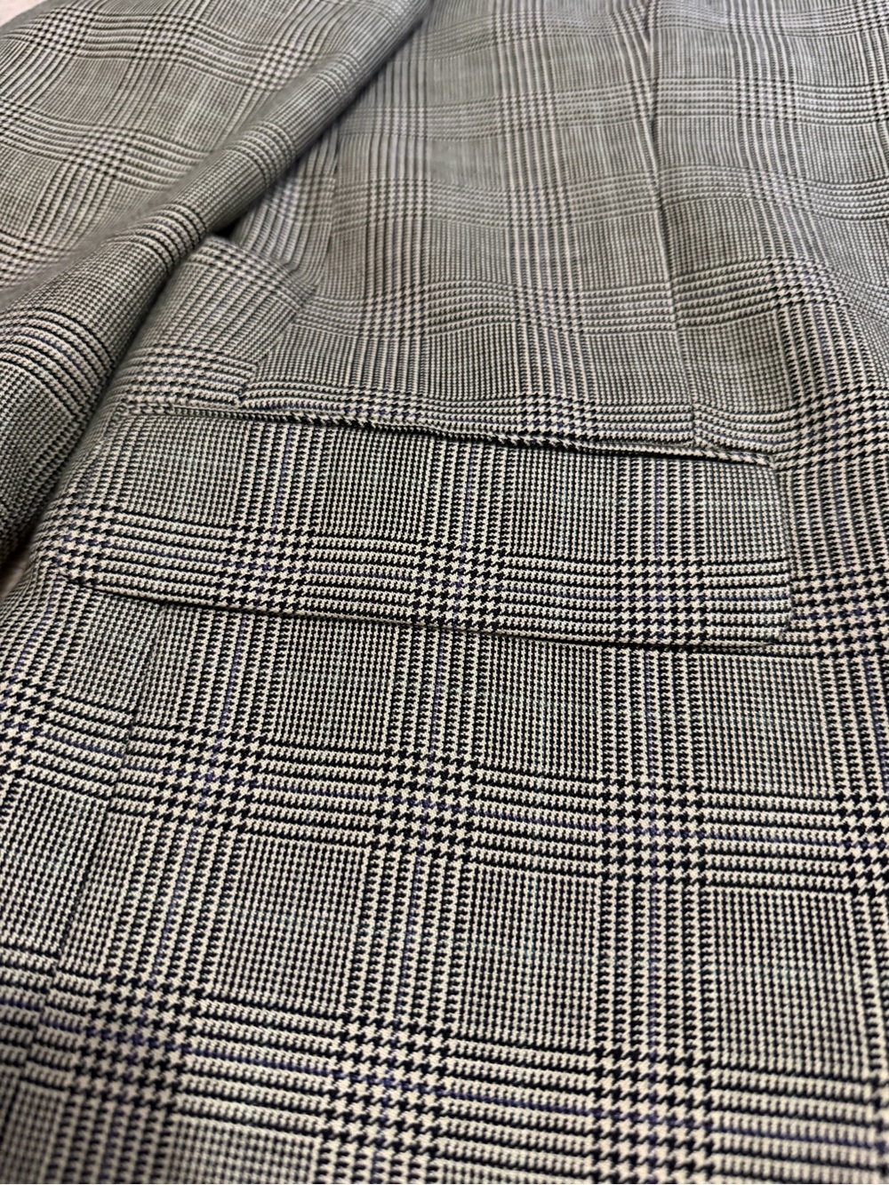 Lauren Ralph Lauren Men’s Houndstooth Blazer 48R Wool Silk Sport Coat Jacket - Picture 3 of 9